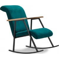 Fotoliu balansoar Trendy Yoka Petrol Blue 65x100x86cm GTR003716 imaginea #3 — magazin online Desire.md