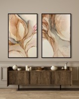 Pictură ArtShop Beige Abstraction Diptych 30x45cm (SET470-M)