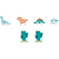 Детская игровая дорога Janod Dino Garage (J05835) фото №9 — интернет-магазин Desire.md