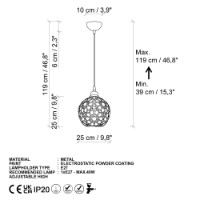 Lustră Opviq Selcuklu Mr-785-1 imaginea #8 — magazin online Desire.md
