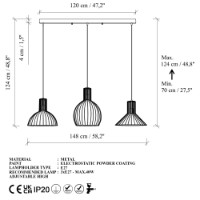 Lustră Opviq Tabut MR-768-1 imaginea #7 — magazin online Desire.md