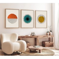 Set de 3 tablouri Wallity Huhu12