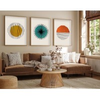 Set de 3 tablouri Wallity Huhu12 imaginea #2 — magazin online Desire.md