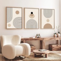 Set de 3 tablouri Wallity Huhu261