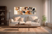 Set de 3 tablouri Wallity Huhu306