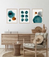 Set de 3 tablouri Wallity Huhu117 imaginea #2 — magazin online Desire.md