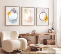 Set de 3 tablouri Wallity Huhu125 imaginea #2 — magazin online Desire.md