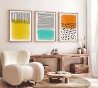 Set de 3 tablouri Wallity Huhu136 imaginea #2 — magazin online Desire.md