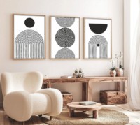 Set de 3 tablouri Wallity Huhu163 imaginea #2 — magazin online Desire.md