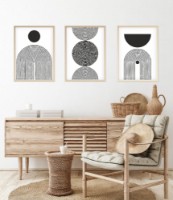 Set de 3 tablouri Wallity Huhu163 imaginea #3 — magazin online Desire.md