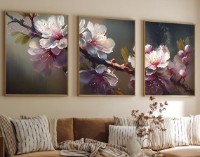 Set de 3 tablouri Wallity Huhu222