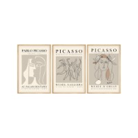 Set de 3 tablouri Wallity Huhu256 imaginea #2 — magazin online Desire.md