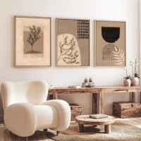 Set de 3 tablouri Wallity Huhu260 imaginea #2 — magazin online Desire.md