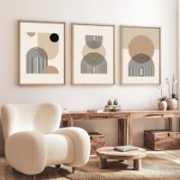 Set de 3 tablouri Wallity Huhu263