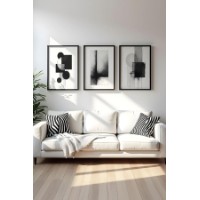Set de 3 tablouri Wallity Huhu432