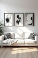 Set de 3 tablouri Wallity Huhu436