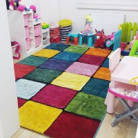 Covor Conceptum Hypnose Renkli Kare 1.40x2.00m imaginea #2 — magazin online Desire.md