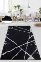 Covor Conceptum Hypnose Broken Black 0.80x3.00m