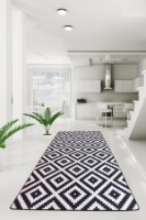 Covor Conceptum Hypnose Black White Djt 0.80x3.00m
