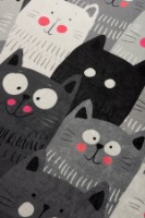 Covor Conceptum Hypnose Cats Grey 1.40x1.90m imaginea #5 — magazin online Desire.md