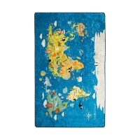 Covor Conceptum Hypnose World Map 1.40x1.90m imaginea #2 — magazin online Desire.md