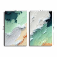 Pictură Wallity 2P4570GSC-017 Diptych imaginea #4 — magazin online Desire.md