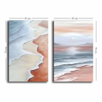 Pictură Wallity 2P4570GSC-018 Diptych imaginea #4 — magazin online Desire.md