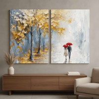 Pictură Wallity DEV6 Diptych