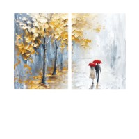 Pictură Wallity DEV6 Diptych imaginea #2 — magazin online Desire.md