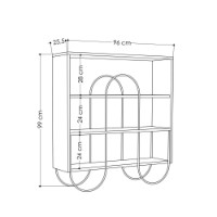 Dulăpior Hanah Home Norfolk Console White imaginea #3 — magazin online Desire.md