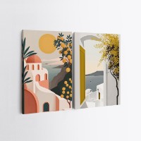Pictură Wallity 2KNV4328 Diptych imaginea #2 — magazin online Desire.md