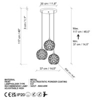Lustră Opviq Selcuklu Mr-787-1 imaginea #13 — magazin online Desire.md