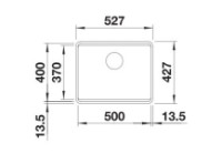 Chiuvetă de bucătărie Blanco Etagon 500-F (526349) imaginea #3 — magazin online Desire.md