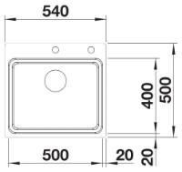 Chiuvetă de bucătărie Blanco Etagon 500-IF/A (521748) imaginea #2 — magazin online Desire.md