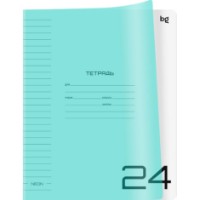 Caiet Be Genius UniTone Neon Blue 24p (Т5ск24_пл 08962)