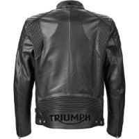 Jachetă moto Triumph Braddan Asymmetric Leather (MLES22100-L) imaginea #3 — magazin online Desire.md