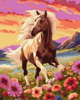 Картина по номерам Ideyka A Graceful Horse 40x50cm (KHO6584)