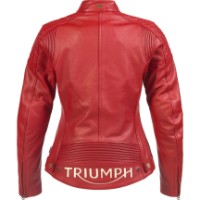 Jachetă moto Triumph Braddan Red Woman (MLES22108-M) imaginea #2 — magazin online Desire.md