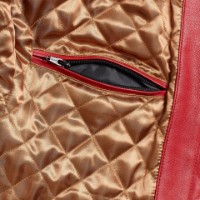 Jachetă moto Triumph Braddan Red Woman (MLES22108-M) imaginea #3 — magazin online Desire.md