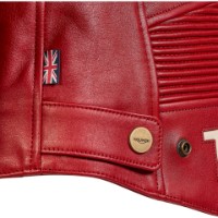 Jachetă moto Triumph Braddan Red Woman (MLES22108-M) imaginea #4 — magazin online Desire.md