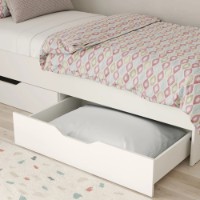 Pat copii MebelStar Lilu 90x200cm White (MBS-1303) imaginea #3 — magazin online Desire.md