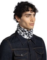 Headwear multifuncțional Buff Original Ecostretch Boxx Grey imaginea #3 — magazin online Desire.md
