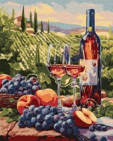 Tablou pe numere Ideyka Fruit Wine 40x50cm (KHO5702) 