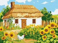 Tablou pe numere Ideyka Hometown 30x40cm (KHO6350) 