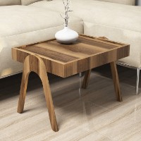 Set măsuţe cafea Hanah Home Roma Walnut imaginea #3 — magazin online Desire.md