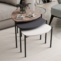 Set măsuţe cafea Hanah Home Lenny Multicolor