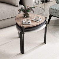 Set măsuţe cafea Hanah Home Lenny Multicolor imaginea #3 — magazin online Desire.md