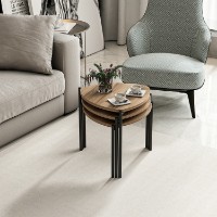 Набор журнальных столиков Hanah Home Lenny Walnut фото №5 — интернет-магазин Desire.md