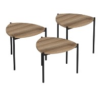 Набор журнальных столиков Hanah Home Lenny Walnut фото №8 — интернет-магазин Desire.md