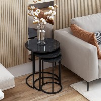Набор журнальных столиков Hanah Home Gloria Black фото №3 — интернет-магазин Desire.md